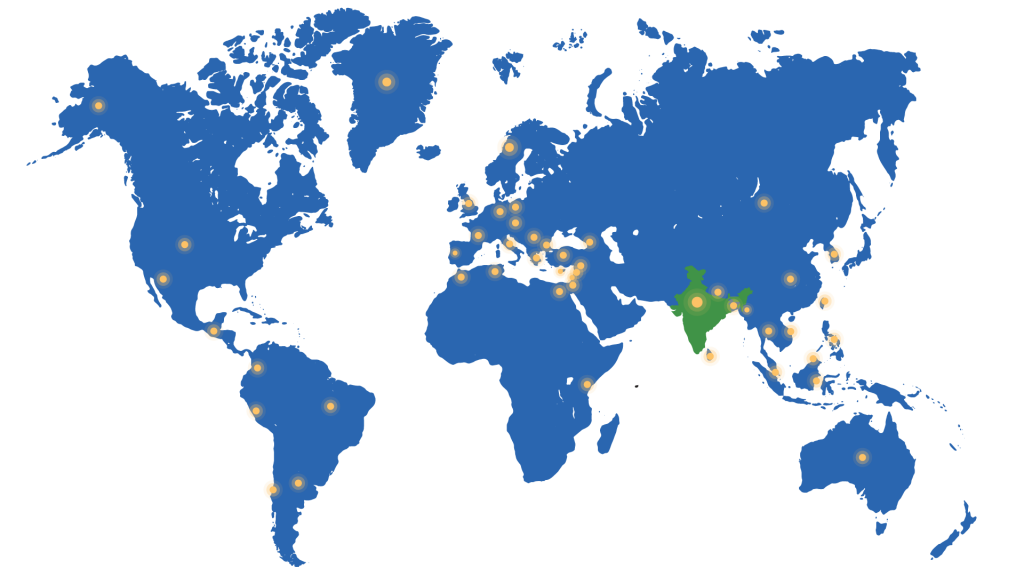 Global Presence Map